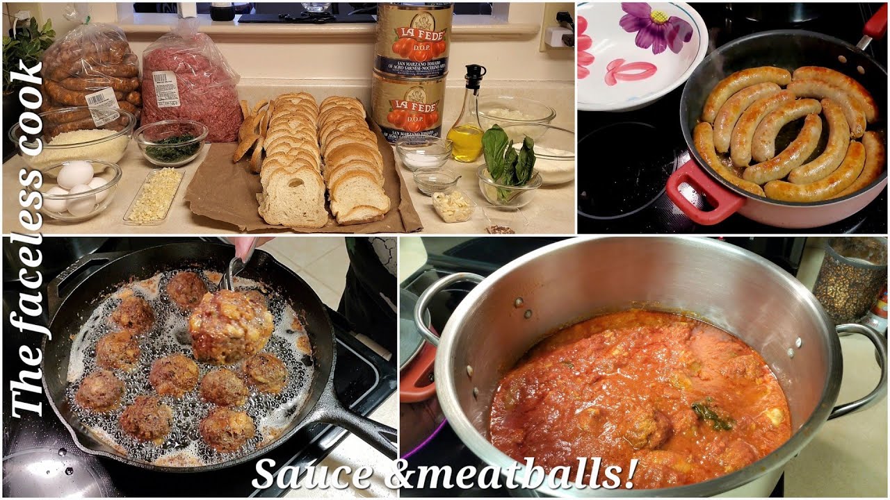1-13-23 Sauce and meatballs, perfect from beginning to end!