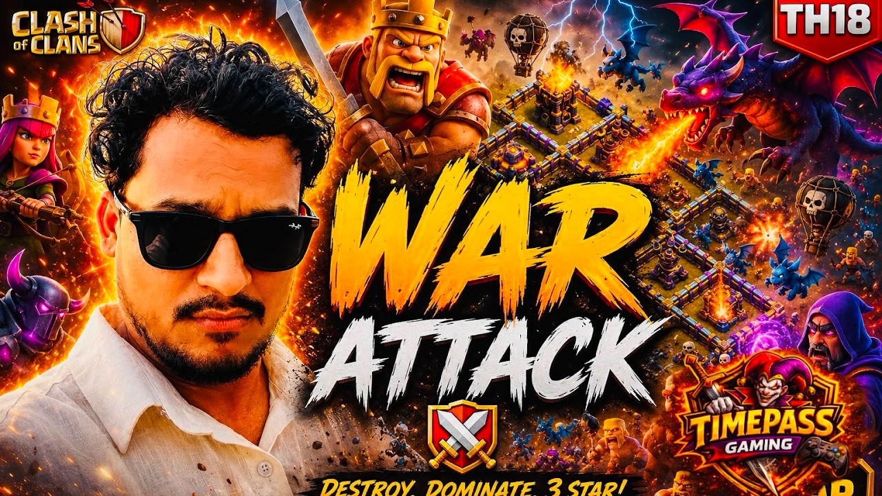 🔴WAR LIVE ATTACKS | Clash of Clans War League Push! - DAY 228 LIVE