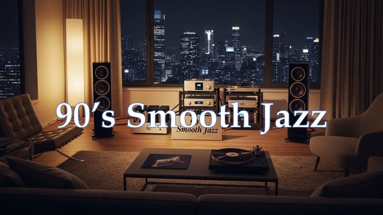 ☕🌙 Smooth 90s Jazz Lounge 24/7 Coffee Morning & Late Night Jazz | Relax, Work, Study, Romantic Vibes