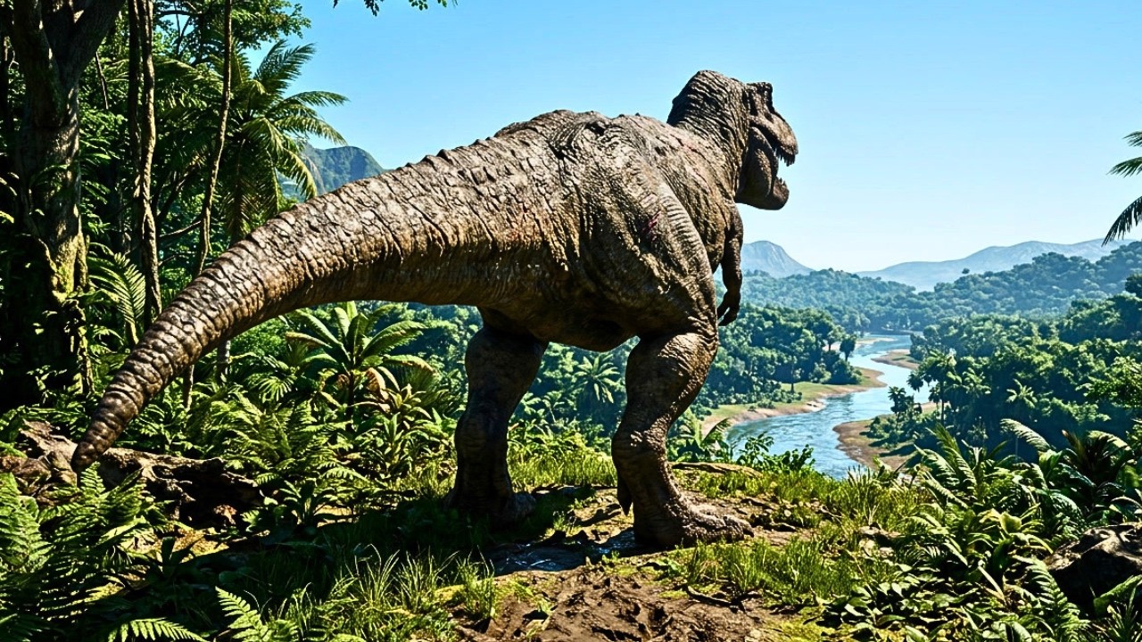 Survivng As A T-REX ...THE ISLE IN HINDI  #Dinosaur