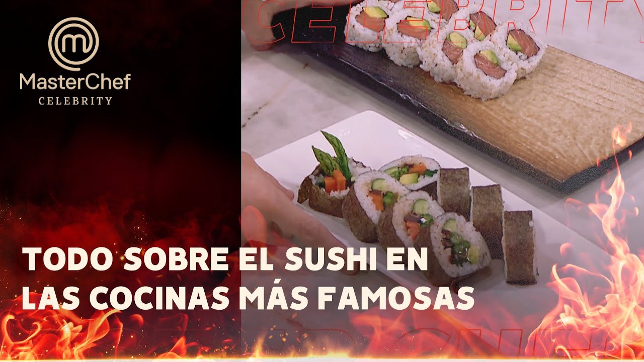 En Masterchef Celebrity fueron desafiados a hacer sushi y recibieron una clase magistral