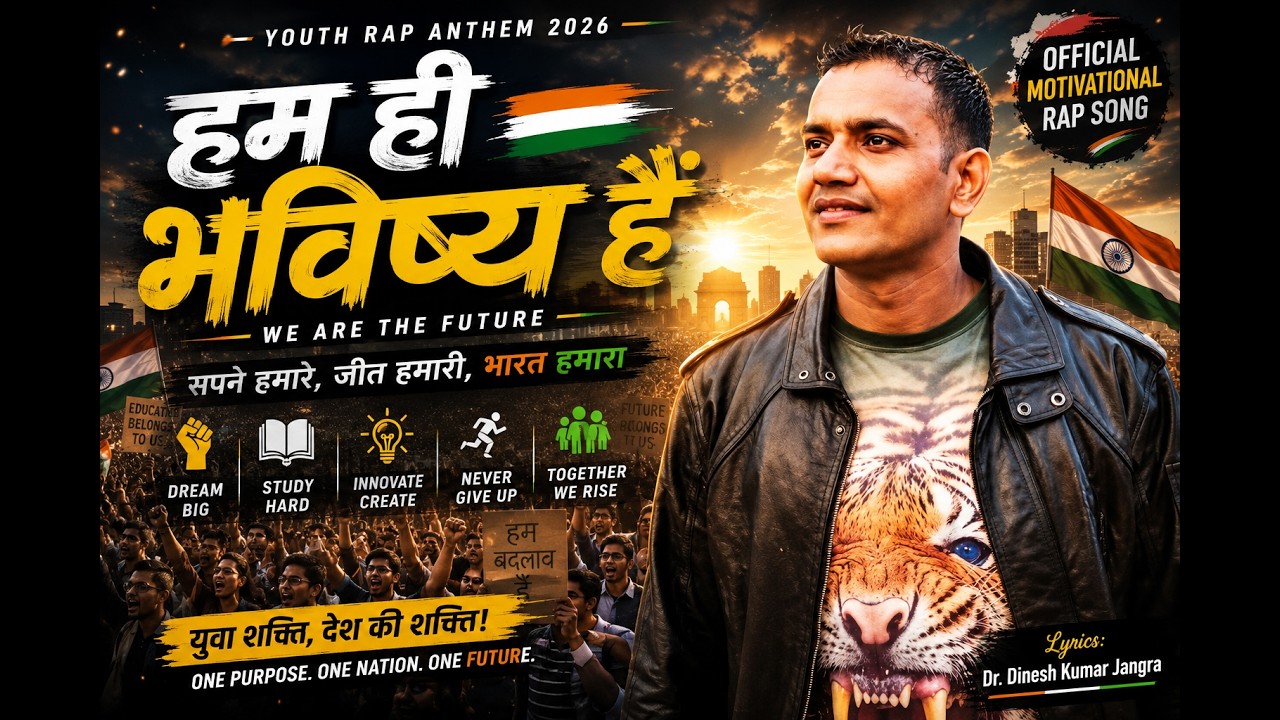 हम ही भविष्य हैं 🇮🇳 | Hindi Youth Rap Anthem 2026 | Motivational Rap Song | Indian Youth Song