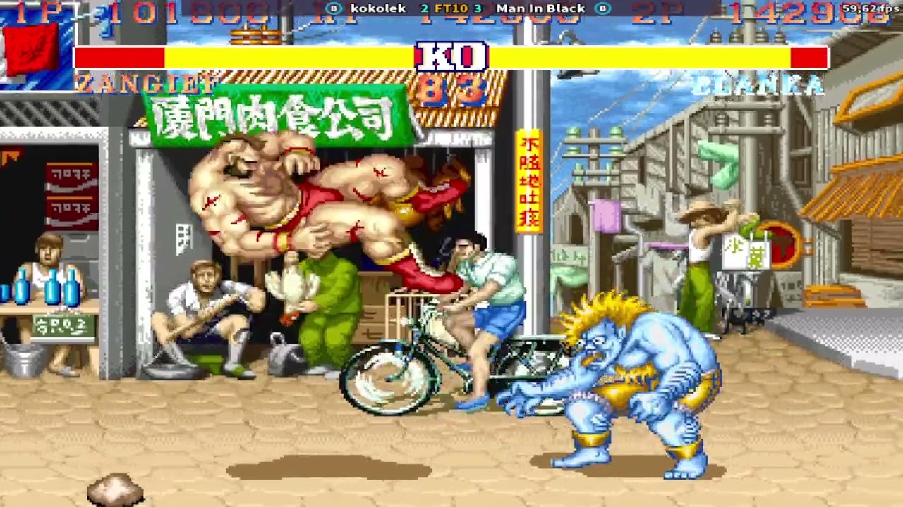 SF2'CE:  MiB (Blanka) 10 x 03 kokolek (Zangief)