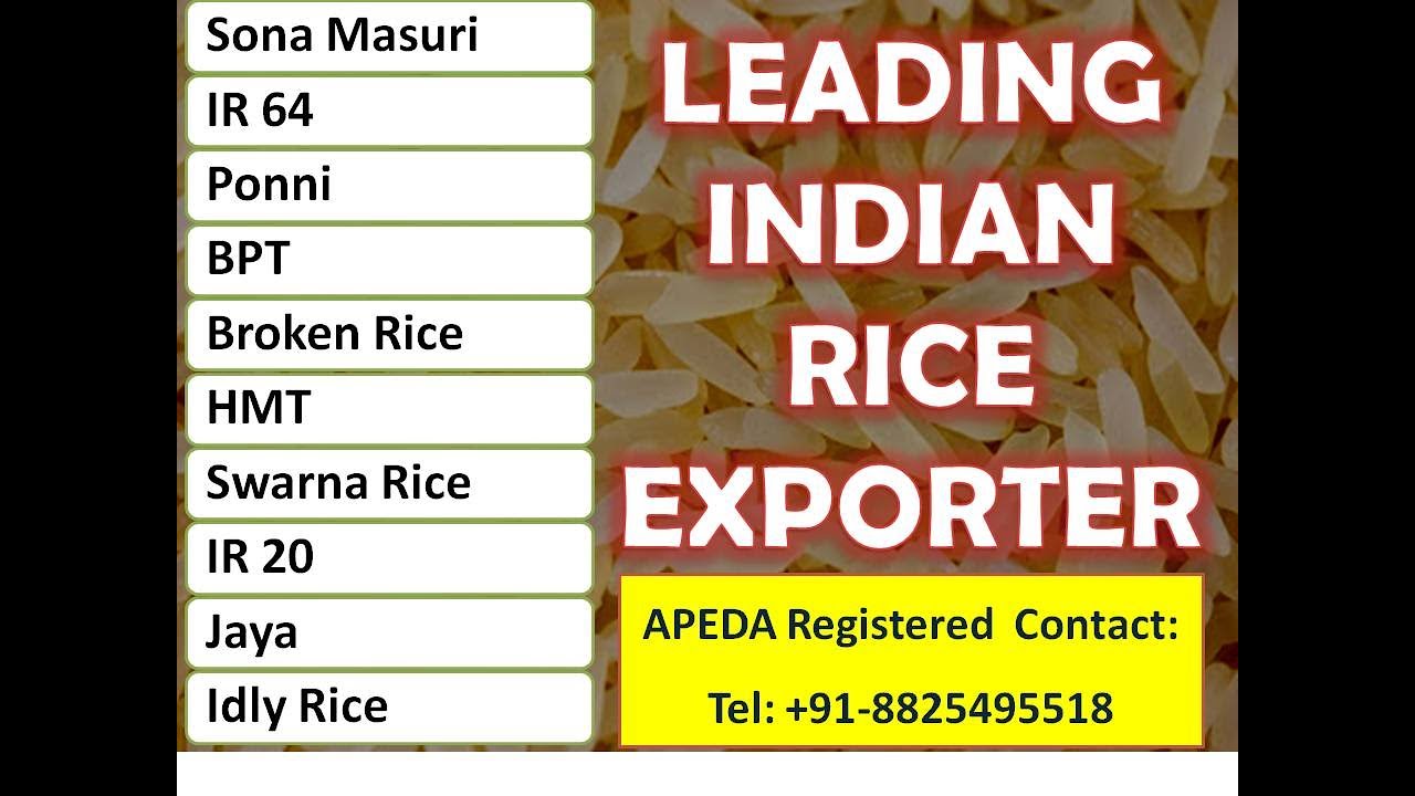 Indian Non Basmati Rice Exporter
