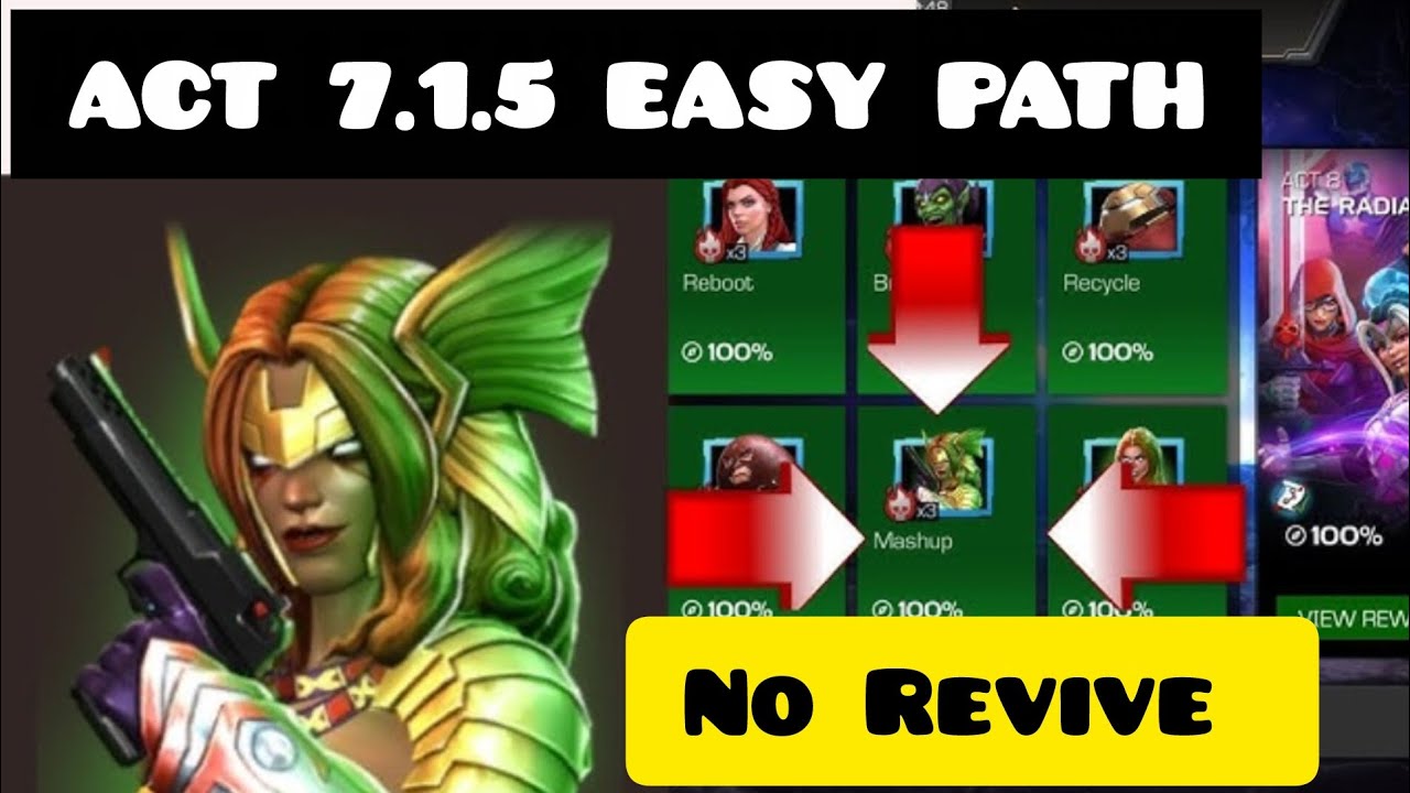 MCOC ACT 7.1.5 EASY PATH #marvel #gaming #youtubevideos #tranding #paragon 