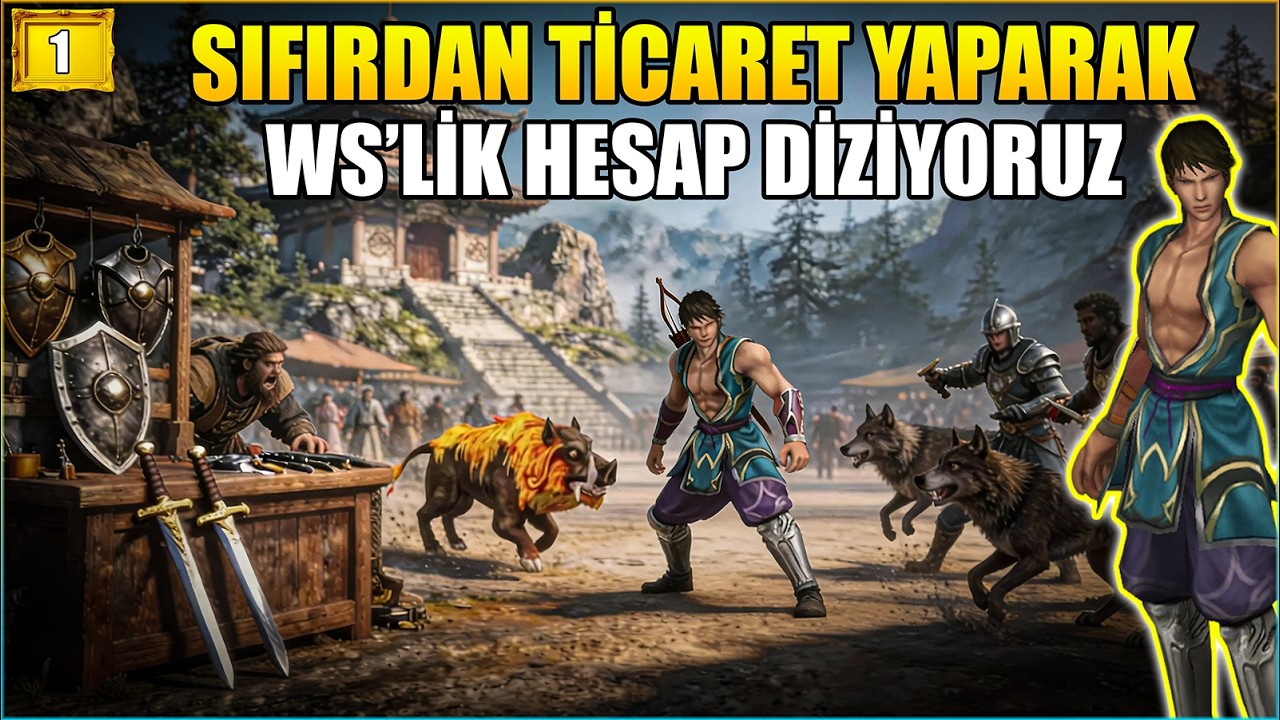 SIFIRDAN TİCARET YAPARAK WS'LİK HESAP DİZİYORUZ ! Ticaret Serisi #1 l Metin2 Lucifer