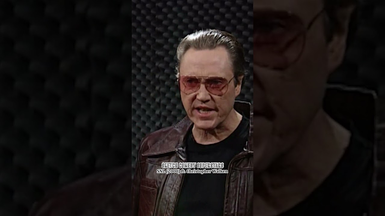 Christopher Walken needs More Cowbell to cure his fever 