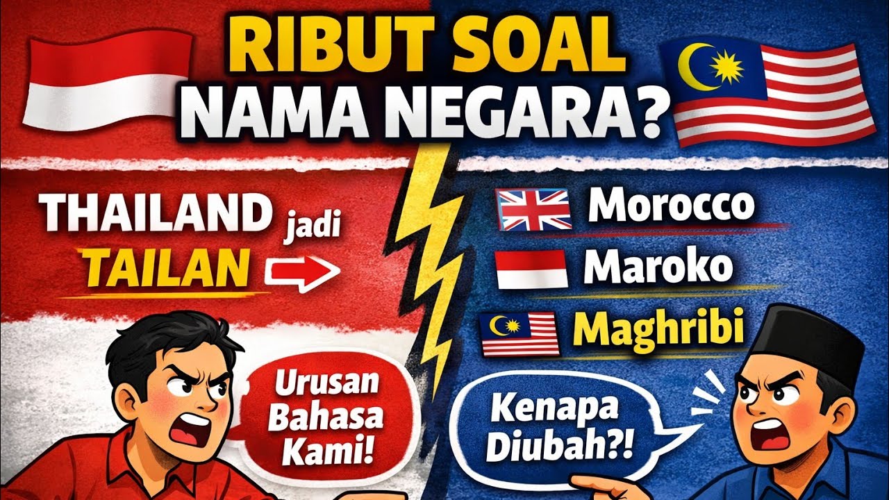 #335: Perubahan Ejaan Nama Negara dalam Bahasa Indonesia: Mengapa Warganet Malaysia uring-uringan?