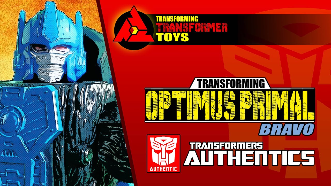 Transformers Authentics Optimus Primal Bravo Transformation 