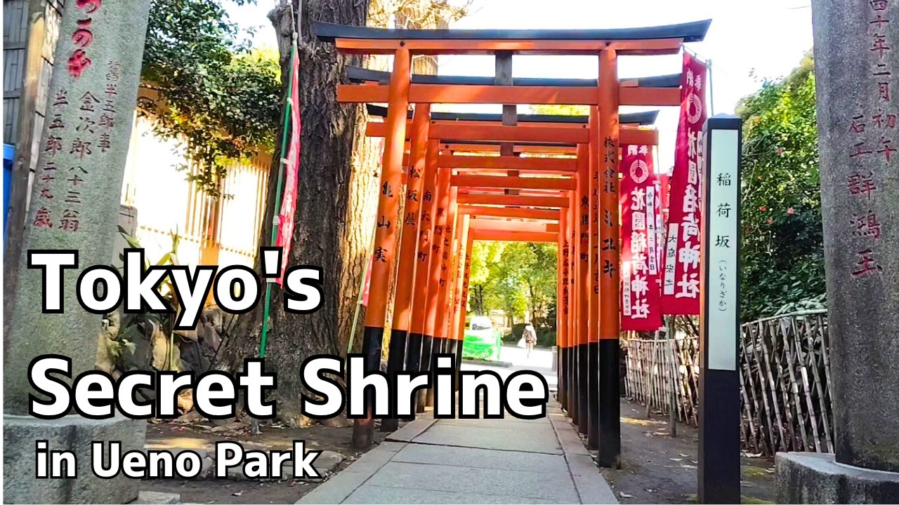 I Found a Hidden Shrine in Ueno Park Tokyo (+ Convenience Store Picnic)