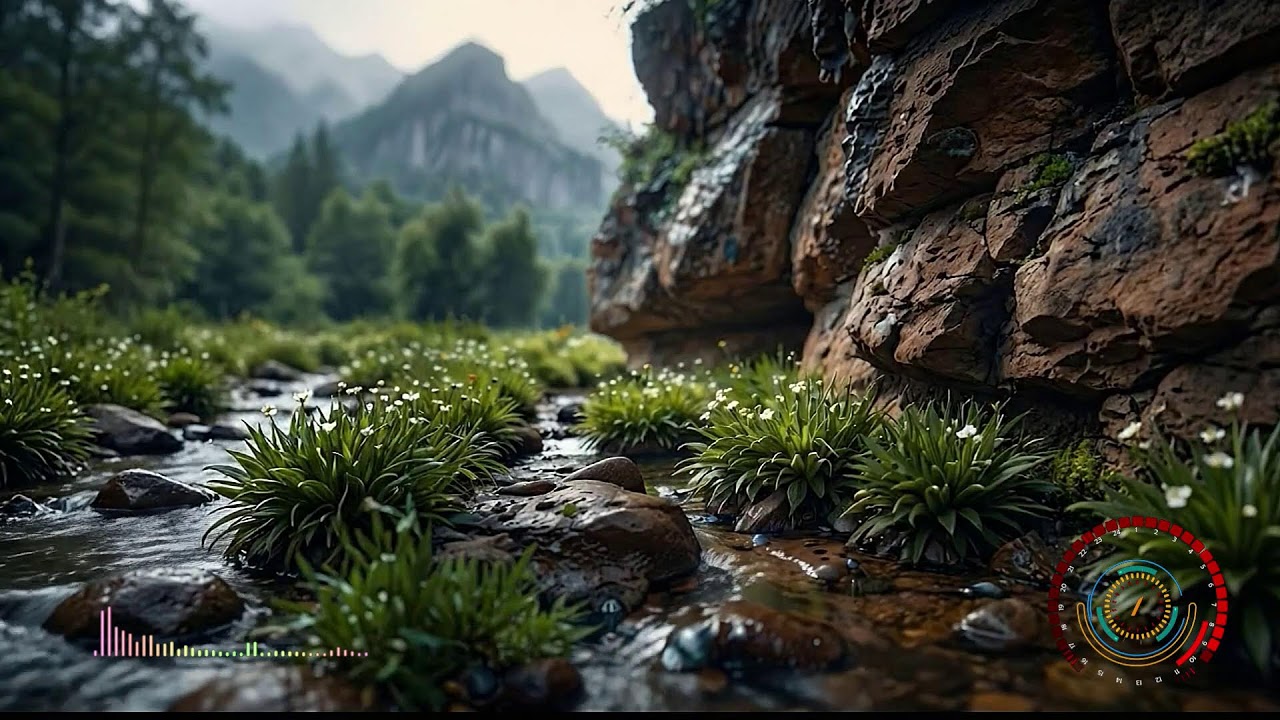 Peaceful Night Sound for Sleeping with Gentle Healing Atmosphere