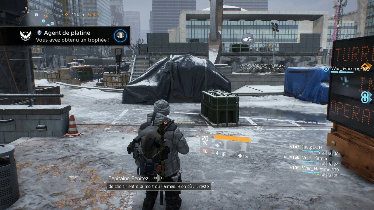 244ème Platine : The Division - Pas Equiper De Fou Mais Ca Fait Le Boulot !