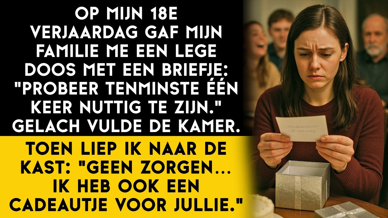 Wat ik op tafel legde, maakte mijn familie sprakeloos