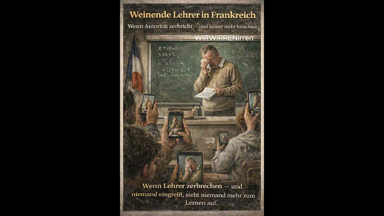 Lehrer heult vor Klasse