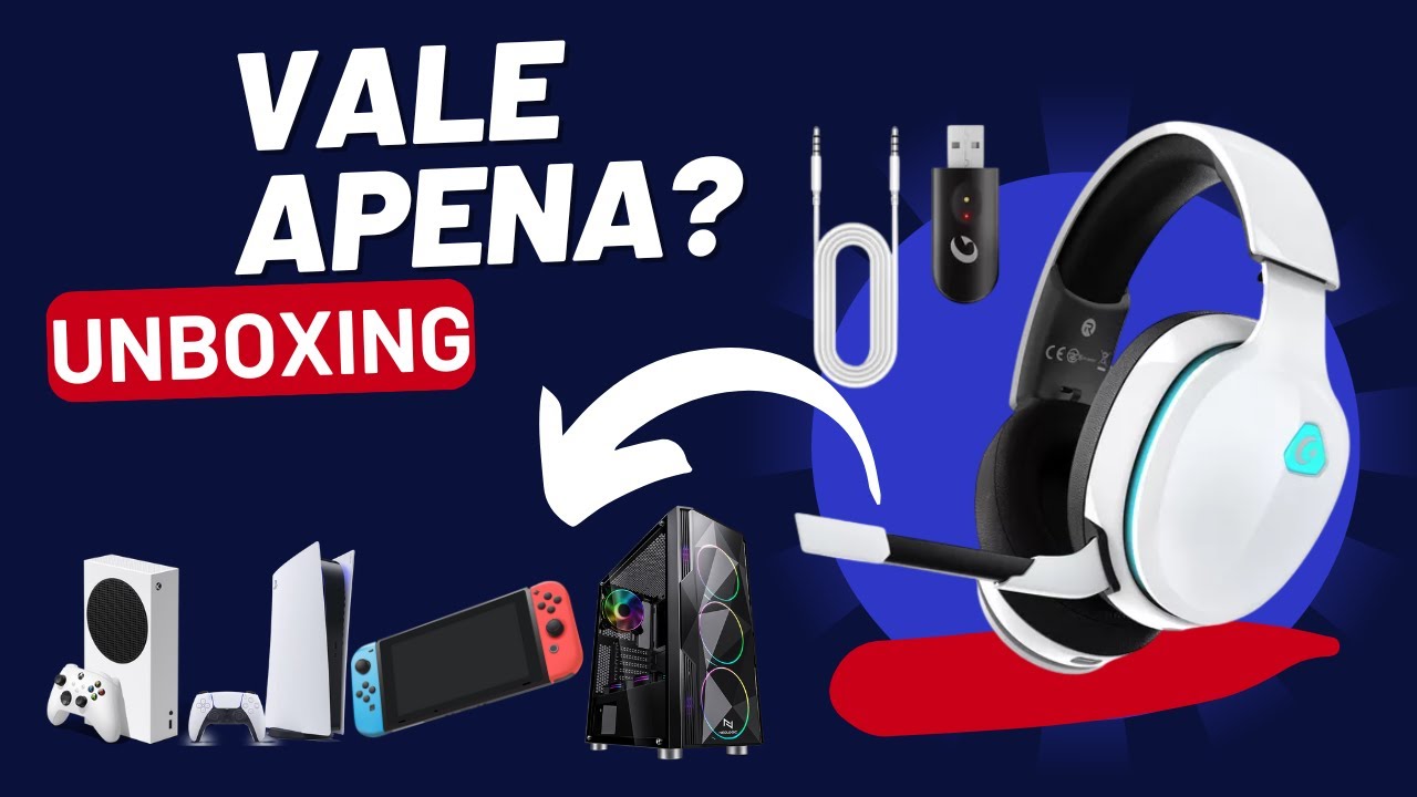 Unboxing Fone sem Fio Captain 300