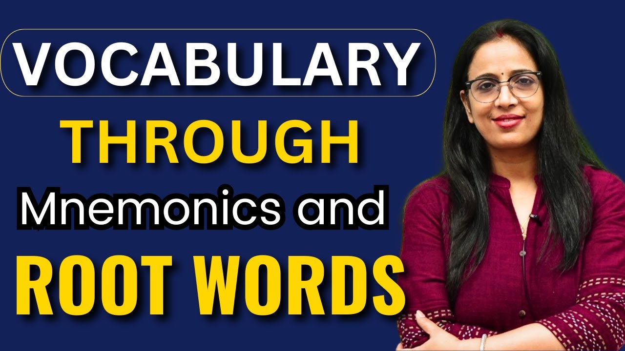 Vocabulary through Mnemonics and Root words | For SSC GD , CHSL, CGL, MTS , ESIC 2024 | Rani Ma'am