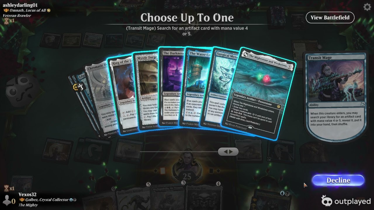 MTG Arena - Brawl (Golbez, Crystal Collector )