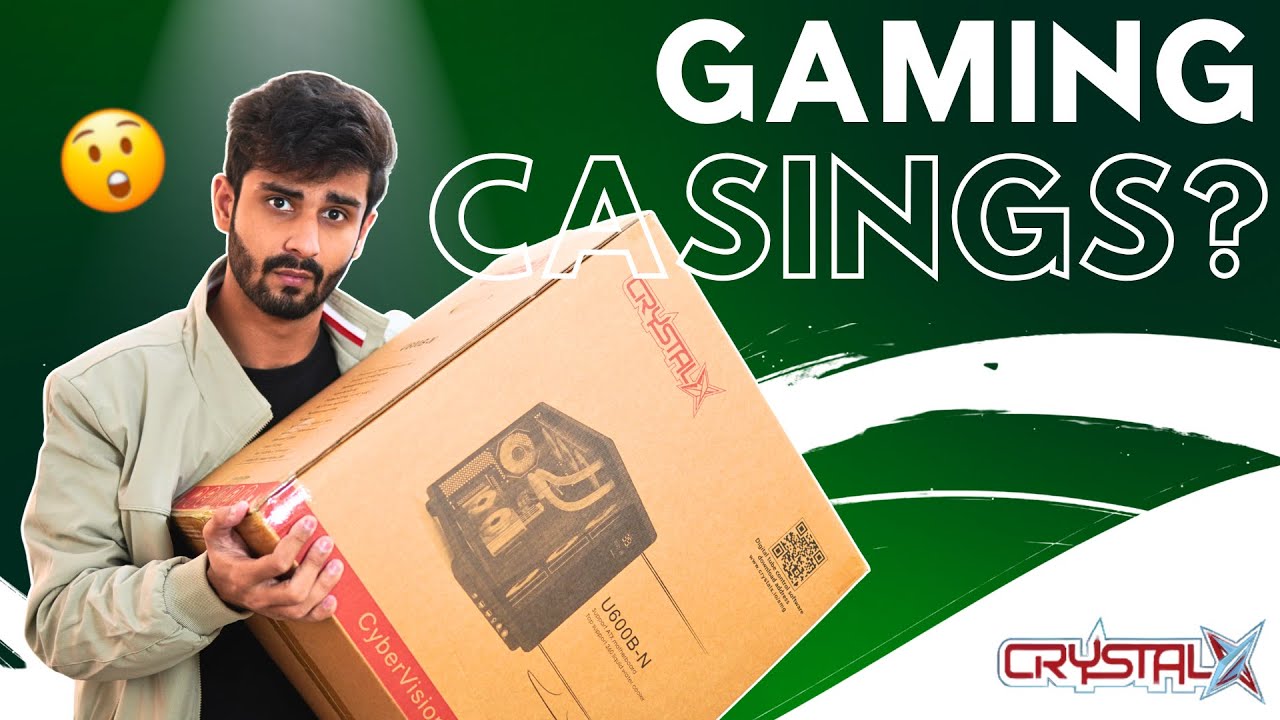 CrystalX Gaming Casings REVIEW and UNBOXING | LED Screen In A CASING?! | PAKISTAN