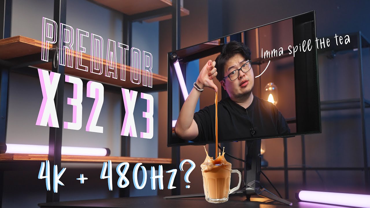 4K 240Hz + 1080p 480Hz in ONE Monitor? | Predator X32 X3 OLED Review