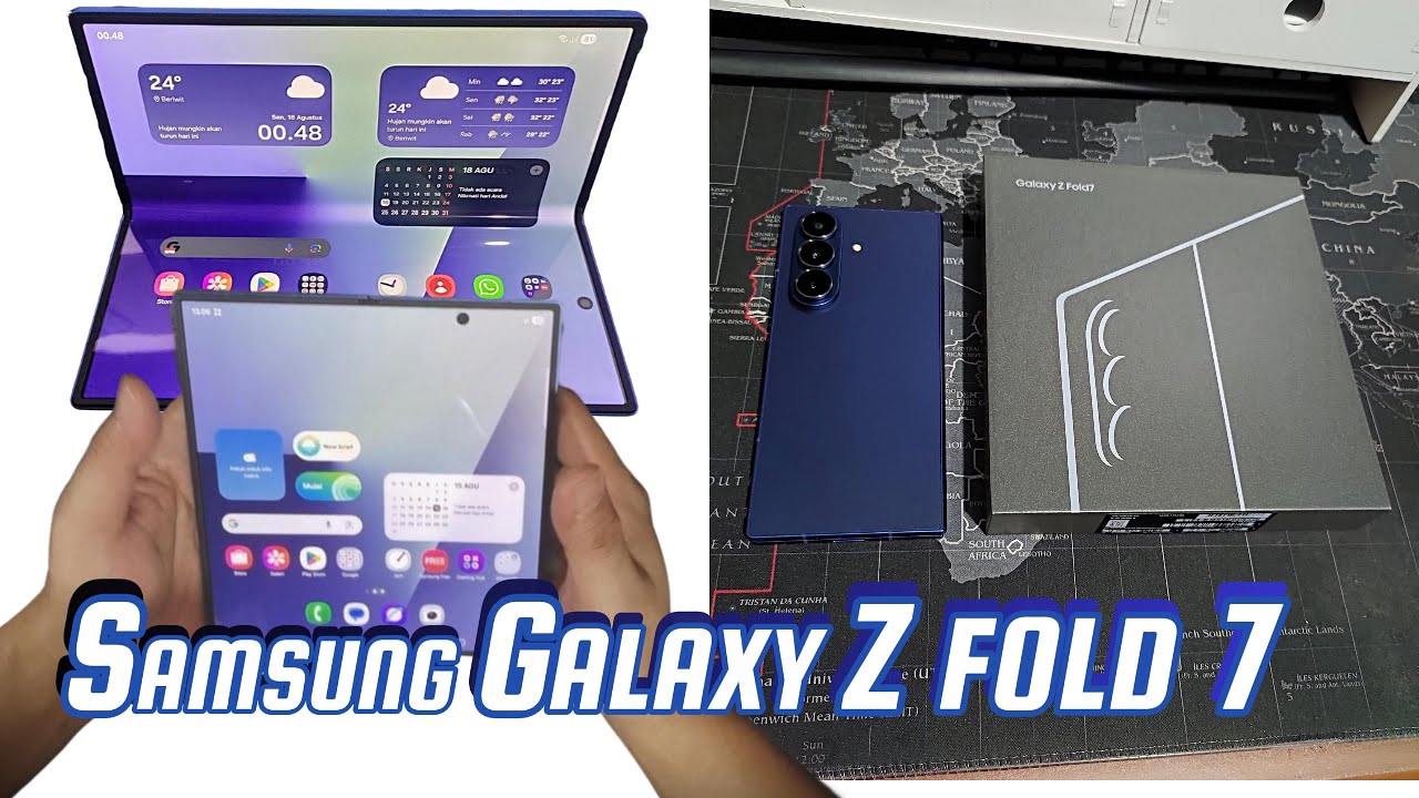 Unboxing New Samsung Galaxy Z Fold 7