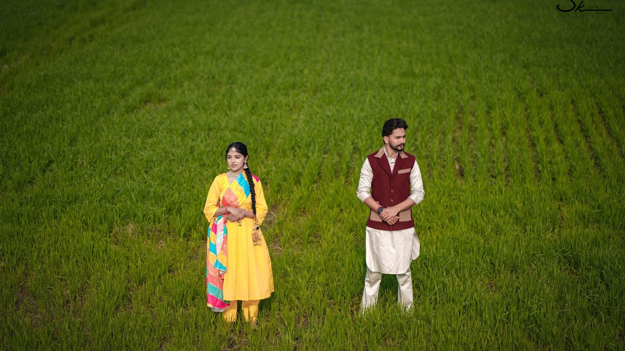 Best Pre_Wedding Chann(Happy Raikoti) & Tera Hath(Nirvair Pannu) Song Couple Gurpinder & Khushdeep