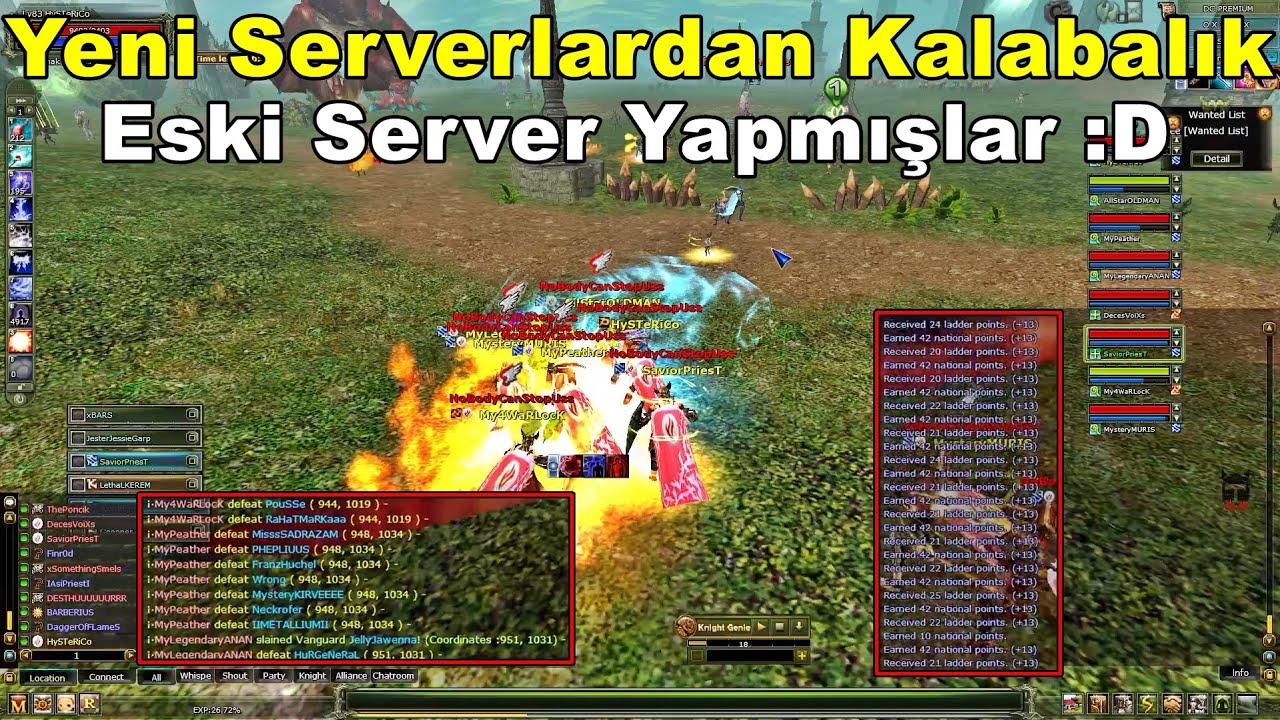 Alucard - Rosetta Felo PK'sında | Her Nova'da Irka Vuran Kalabalık Yapmışlar! | Knight Online