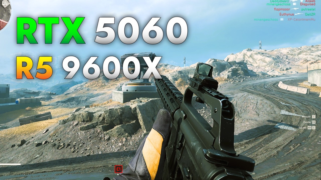 RTX 5060 Delta Force | Ryzen 5 9600X + RTX 5060