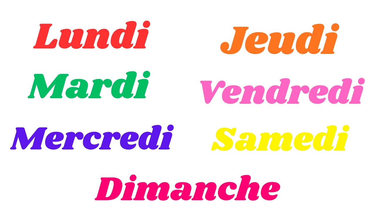 Easy French | Learn French | Days of the Week in French | Apprendre le français