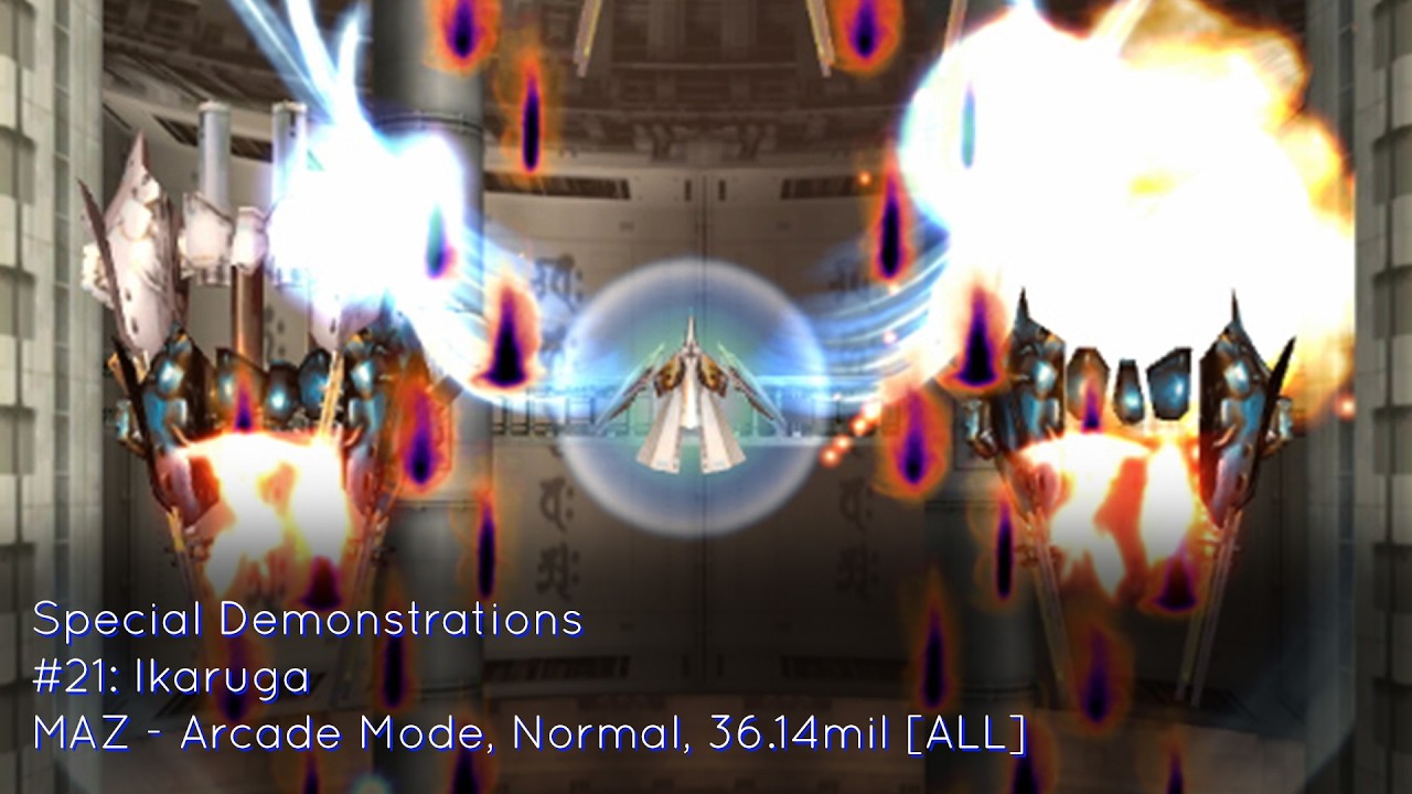 Special Demonstrations #21: Ikaruga (Arcade Mode, Normal - MAZ, 36.14mil ALL)