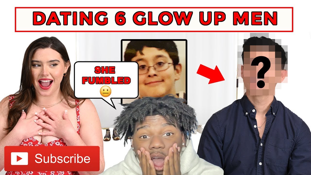 BLIND DATING GUYS BASED OFF GLOW UPS😬 (SHE FUMBLED*)
