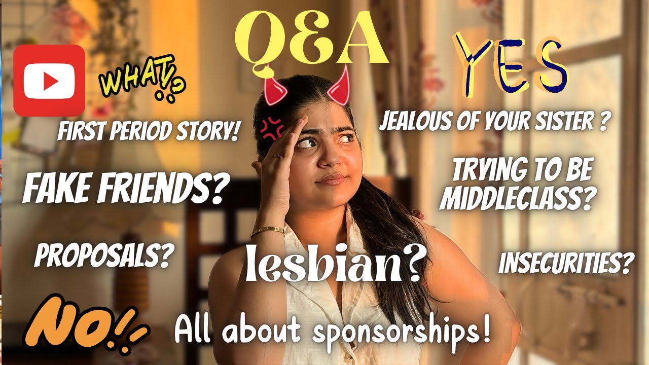 *Spicy* QnA Video 😱😨😭 (insecurities, period story, fake friends, jealous of sister, lesbian?) | TR |