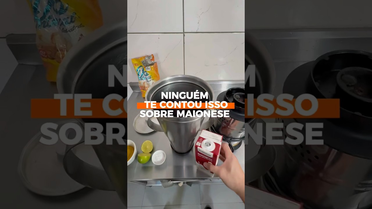 MAIONESE CASEIRA I A MELHOR RECEITA I DE LEITE E OVO