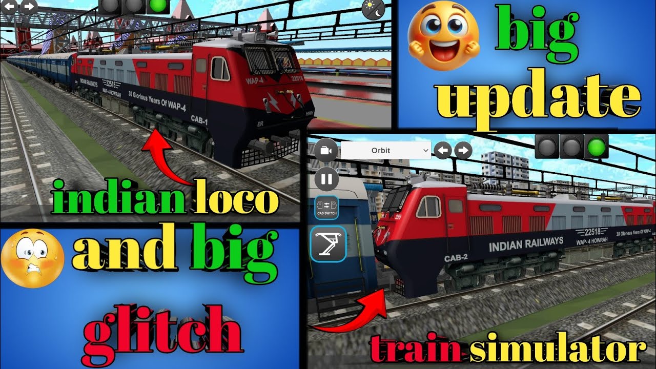 Kya indian loco train simulator ki update me new route add hoga ? 🤔 & glitch diteal 😳