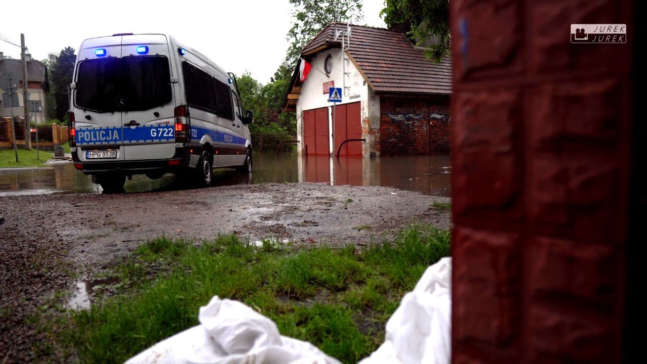 Stary Bieżanów  Kraków  powódź 2019