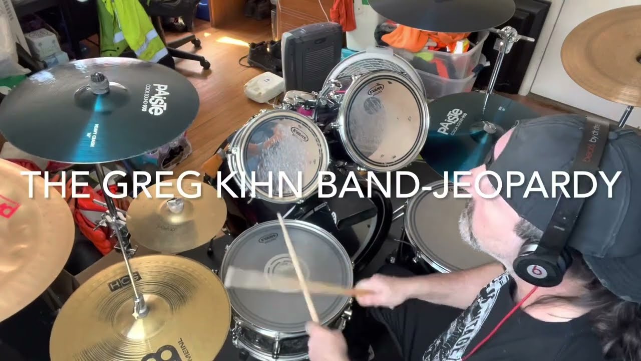 The Greg Kihn Band-Jeopardy...Chris Romano's Drum Cover #185 #gregkihn #80s #mtv #jeopardy