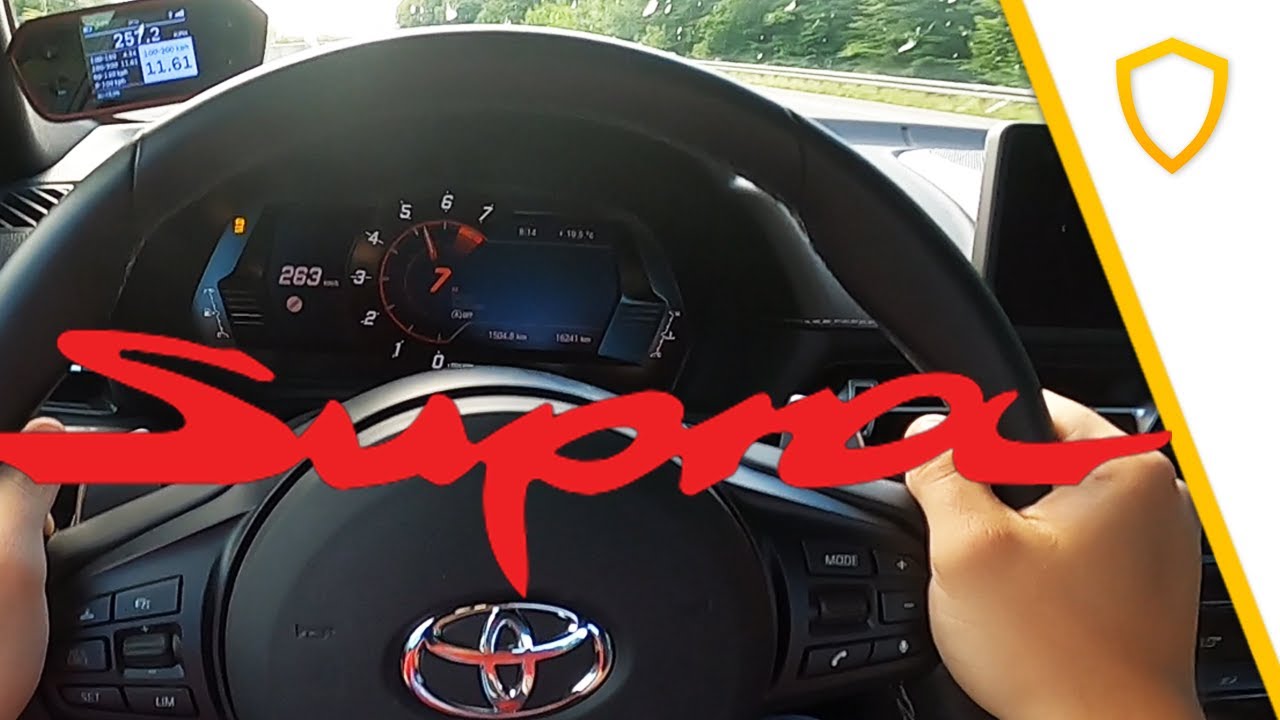Toyota Supra Legend - Faster than Mustang 5.0 V8? Autobahn POV