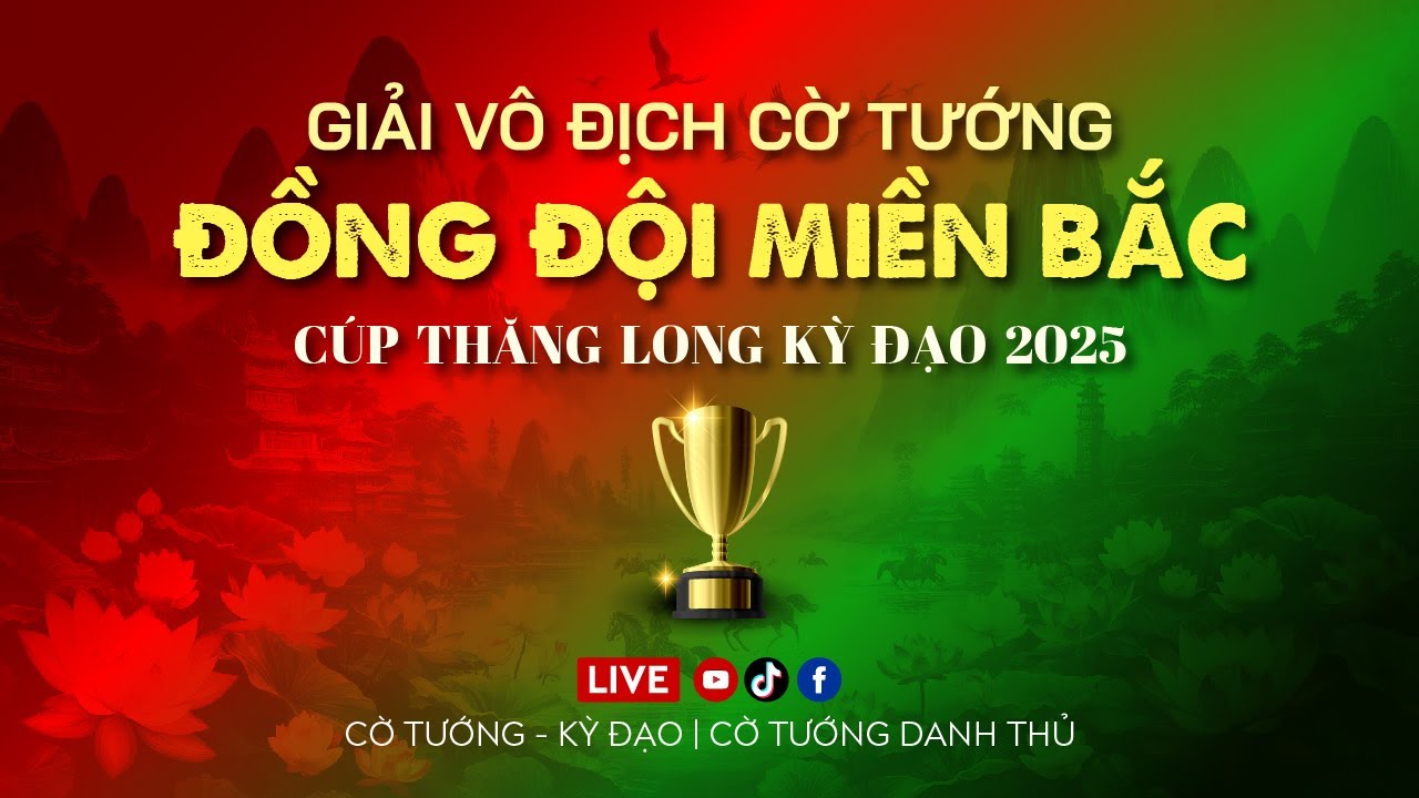 [LIVE] Hoài Đức 1 vs Văn Phú| Bán kết 2 cup Bạc - giải đồng đội Thăng Long Kỳ Đạo 2025 (lượt đi)