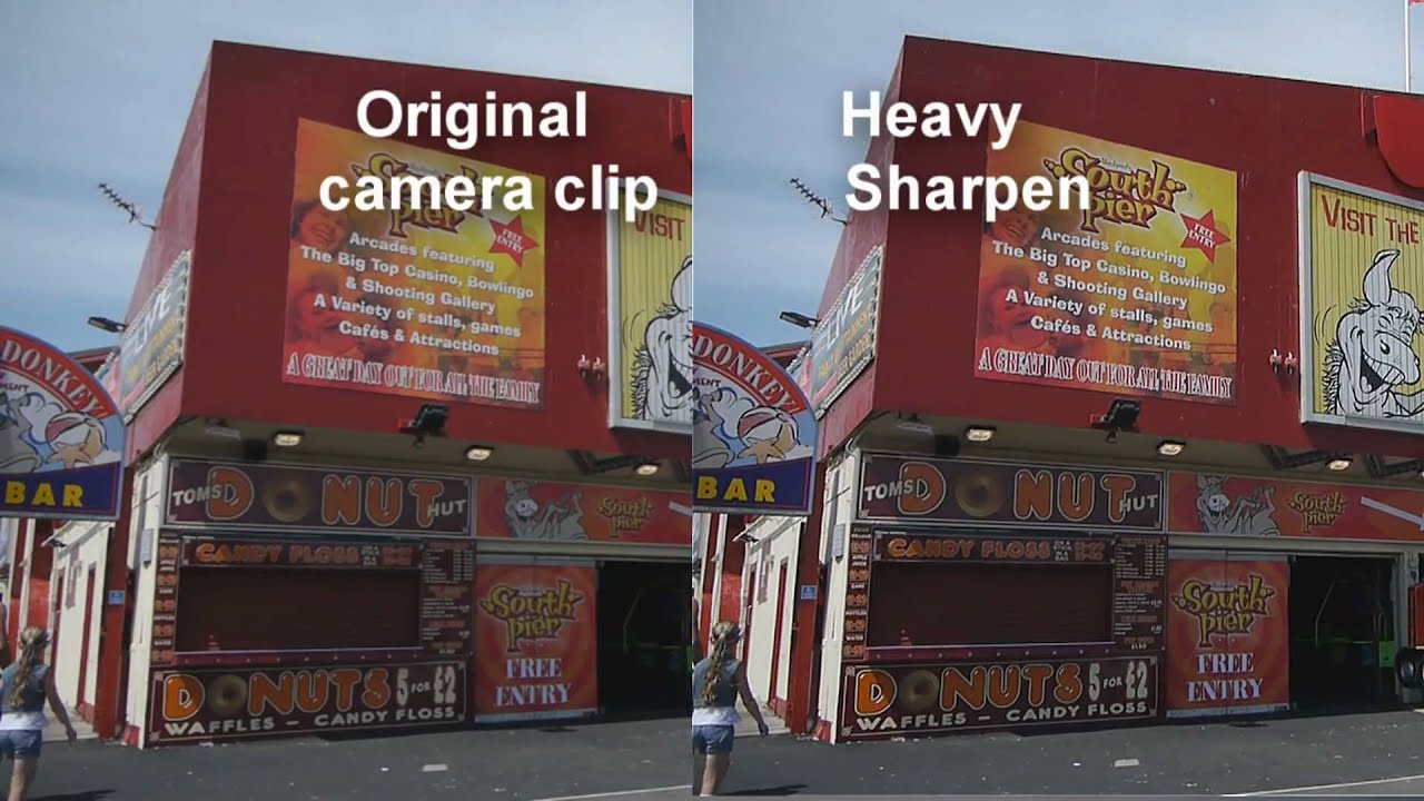 Sharpening Video Clips