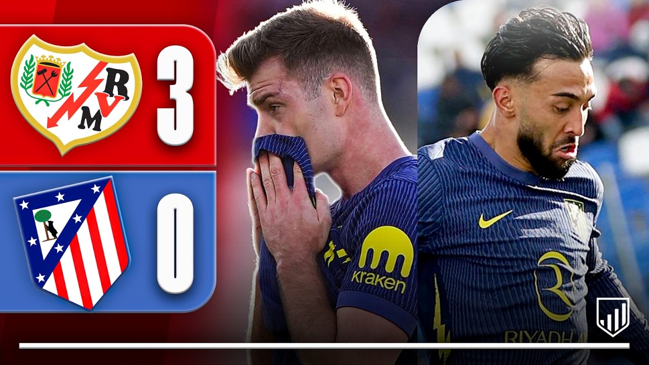 EL ATLETI SE ARRASTRA EN BUTARQUE | RAYO 3-0 ATLÉTICO
