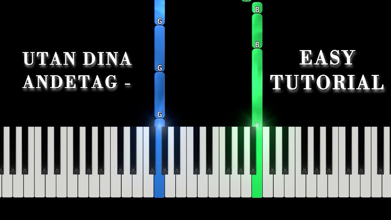 Utan dina andetag - Kent | Easy Piano Tutorial