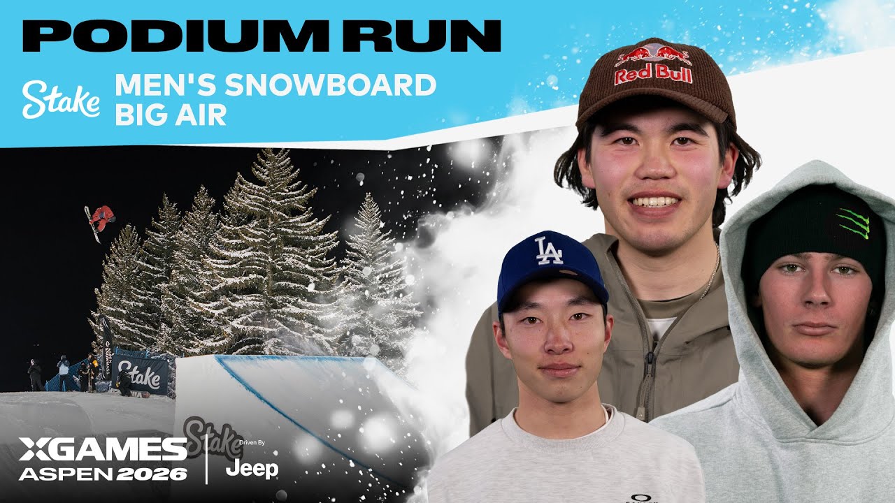 Stake Men’s Snowboard Big Air: Top 3 Medal Runs | X Games Aspen 2026