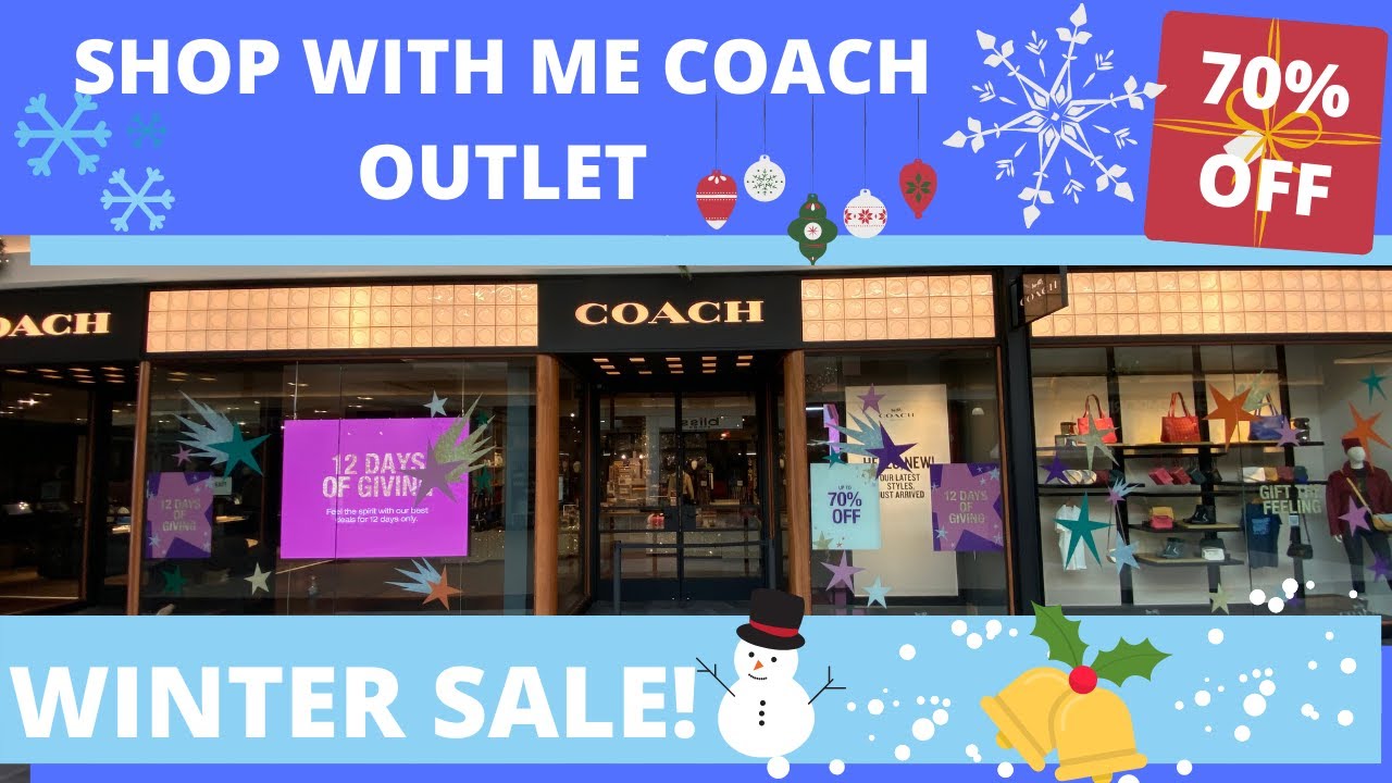 SHOP WITH ME | COACH OUTLET VIP WINTER EVENT UP TO 70% OFF!