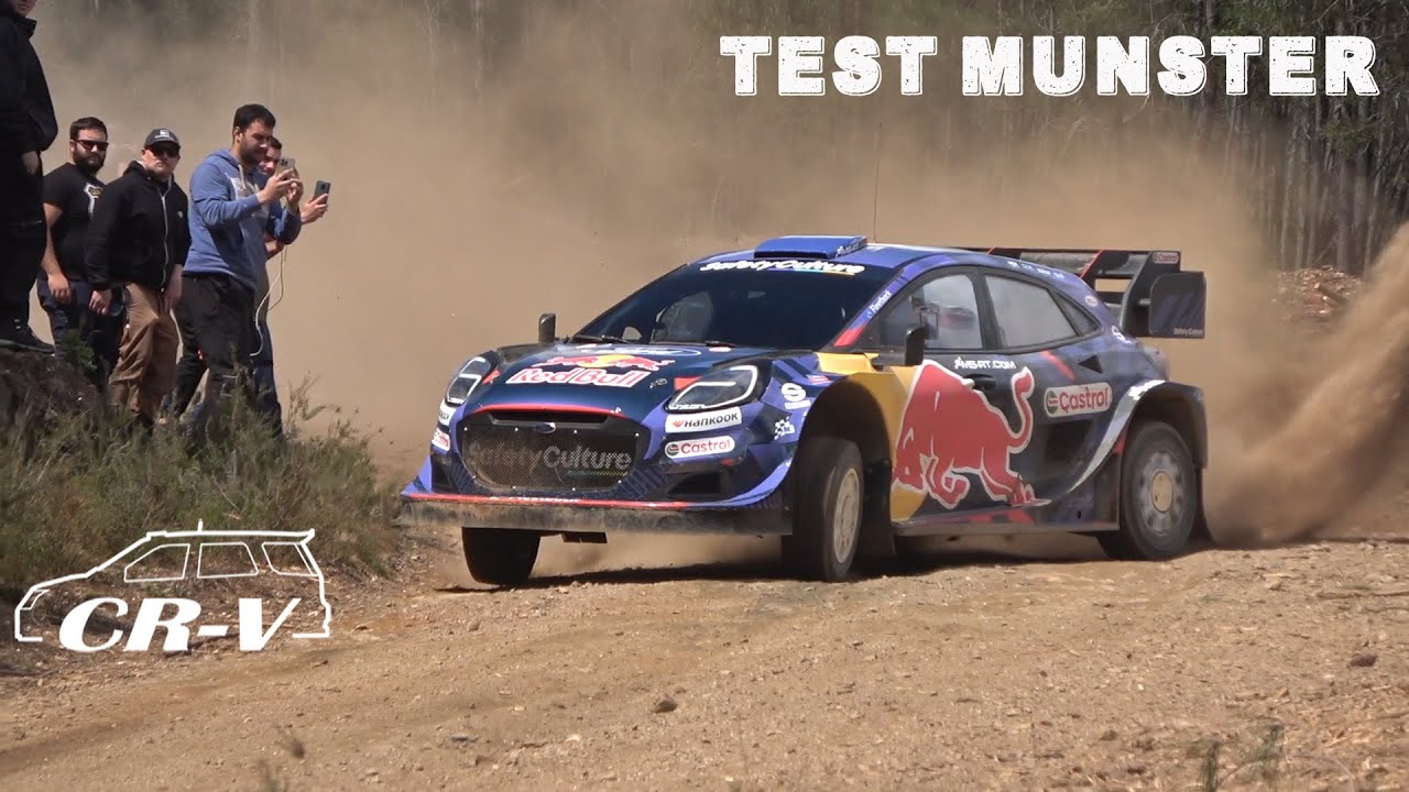 WRC Rally Portugal 2025 - Test MUNSTER - Ford Puma Rally1 - CRV