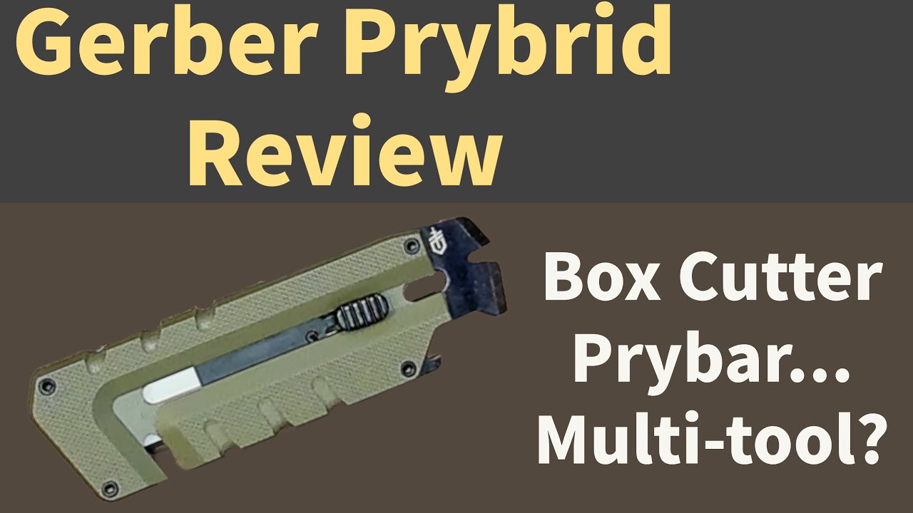 Gerber Prybrid Review - Prybar, Box Cutter... Multi-tool? Bonus: HipClip Pocket Clip