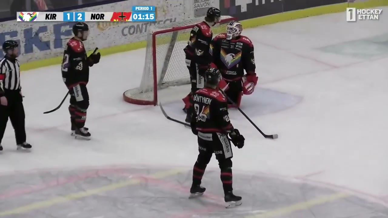 Artur Ogandzhanyan #31 Kiruna IF vs. Norrtälje IK HockeyEttan 