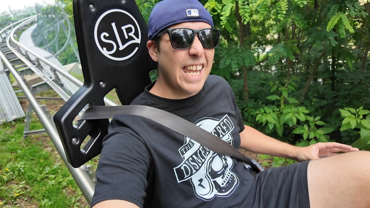 Pigeon Forge Tennessee Roadside Attractions - Longest Mountain Coaster In South At Sky Land Ranch