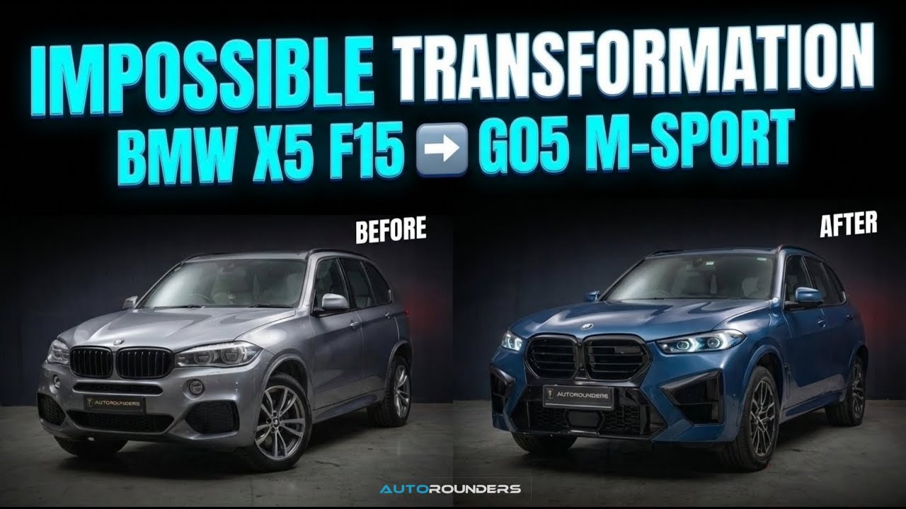 We ​turned this OLD BMW X5 into a 2024 M-Sport! (Total Transformation)