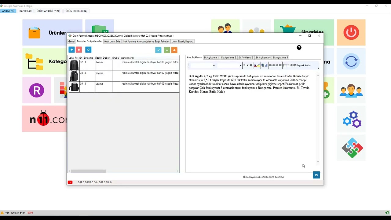 Entegra ile Pazaryerleri Linkini Kullanarak Hzılı Ürün Ekleme (Kolay)
