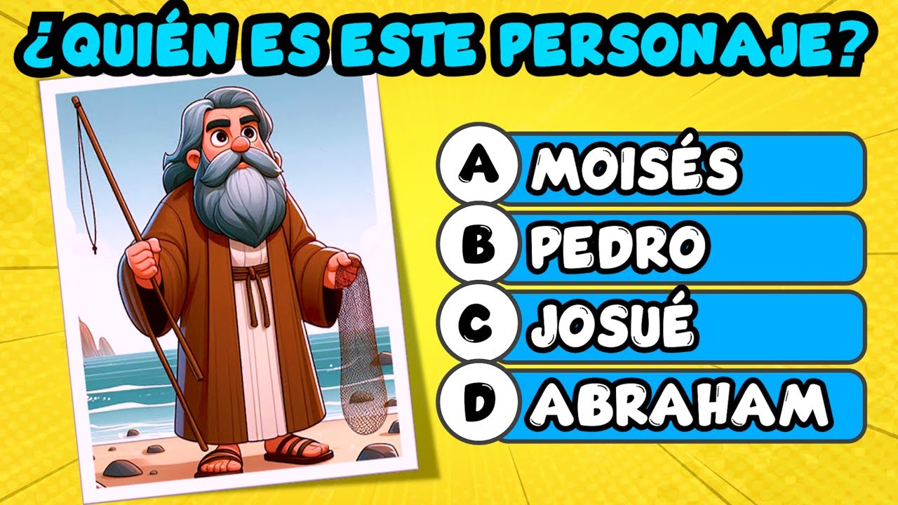 DESCUBRE EL PERSONAJE BIBLICO #17 | ADIVINA EL PERSONAJE BIBLICO
