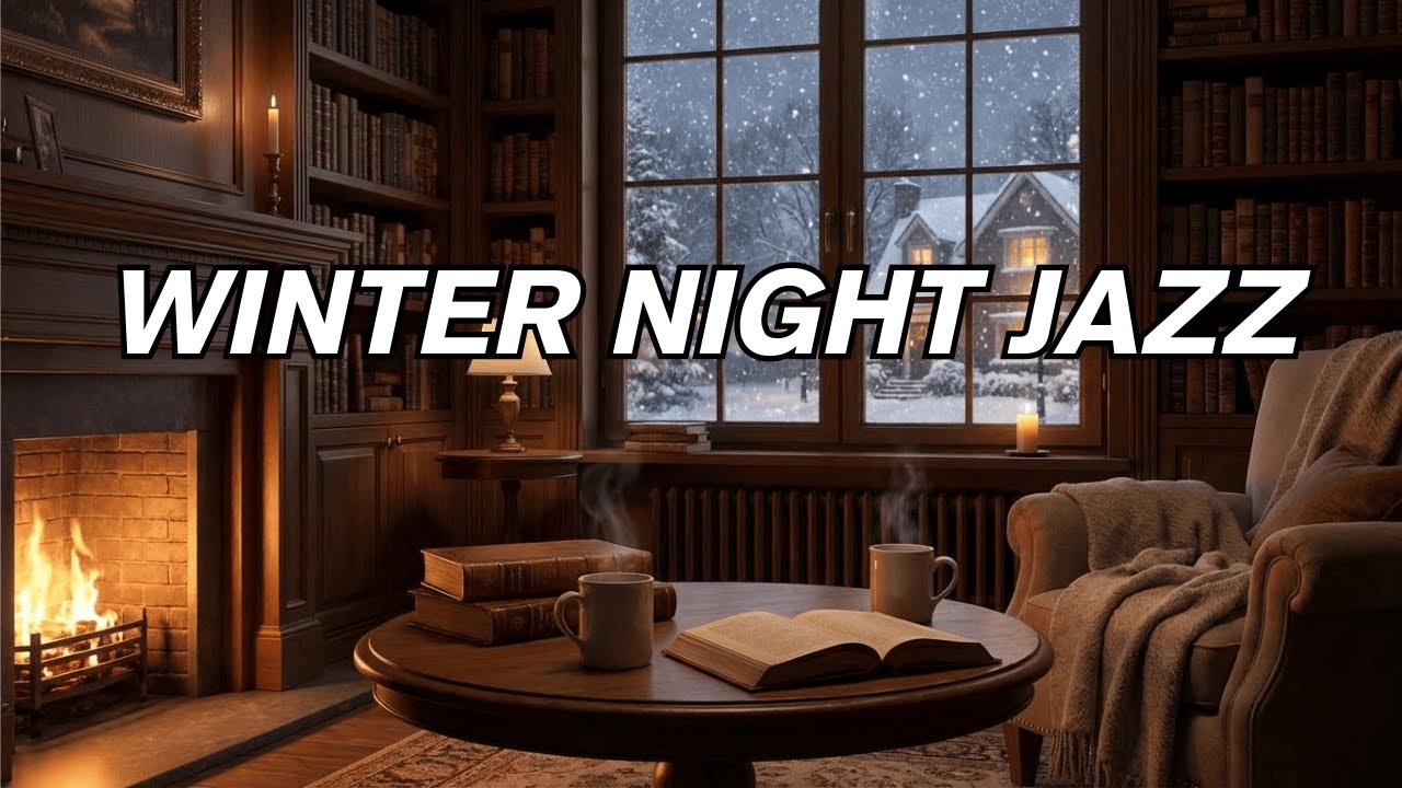 Cozy Winter Jazz Music for Relaxation, Reading & Warm Evening Ambience